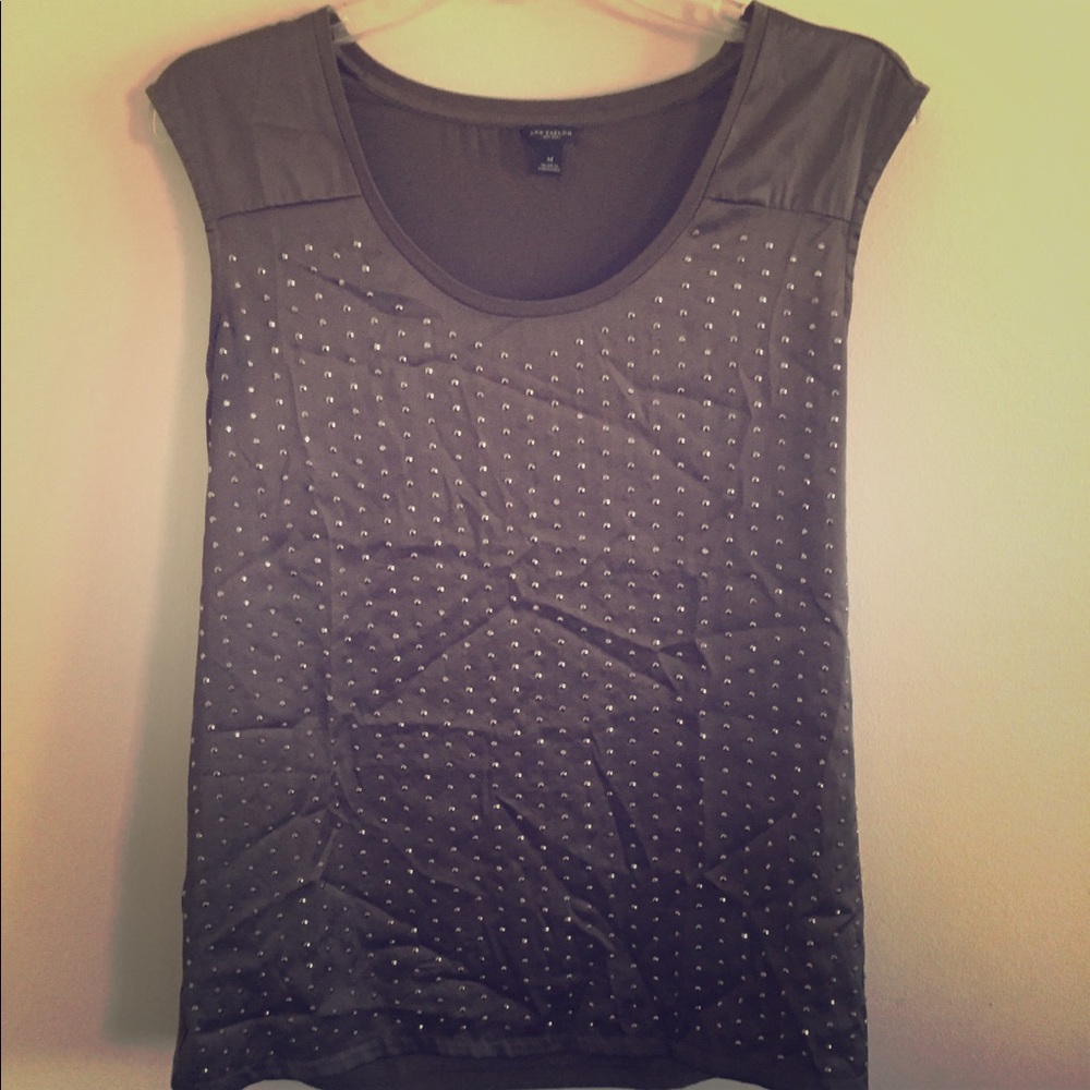 Ann Taylor Diamond Studded Tank